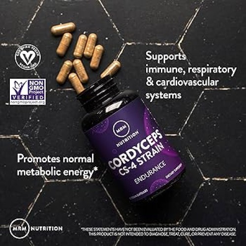 MRM Nutrition Cordyceps CS-4 Strain Capsules